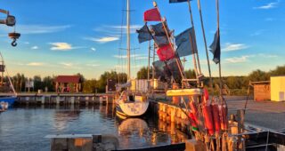 Thiessow Beach und Hafenromantik